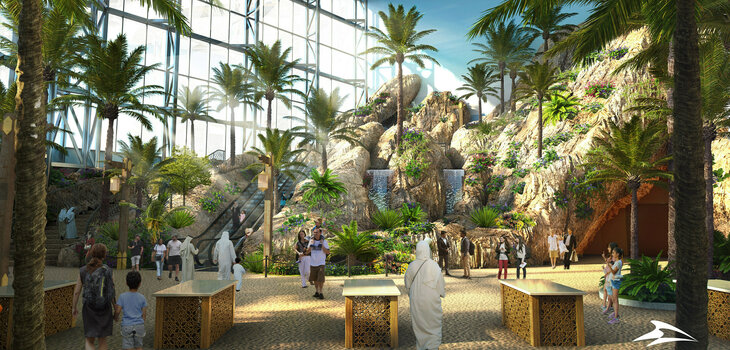 Sea World Abu Dhabi Entrance Render