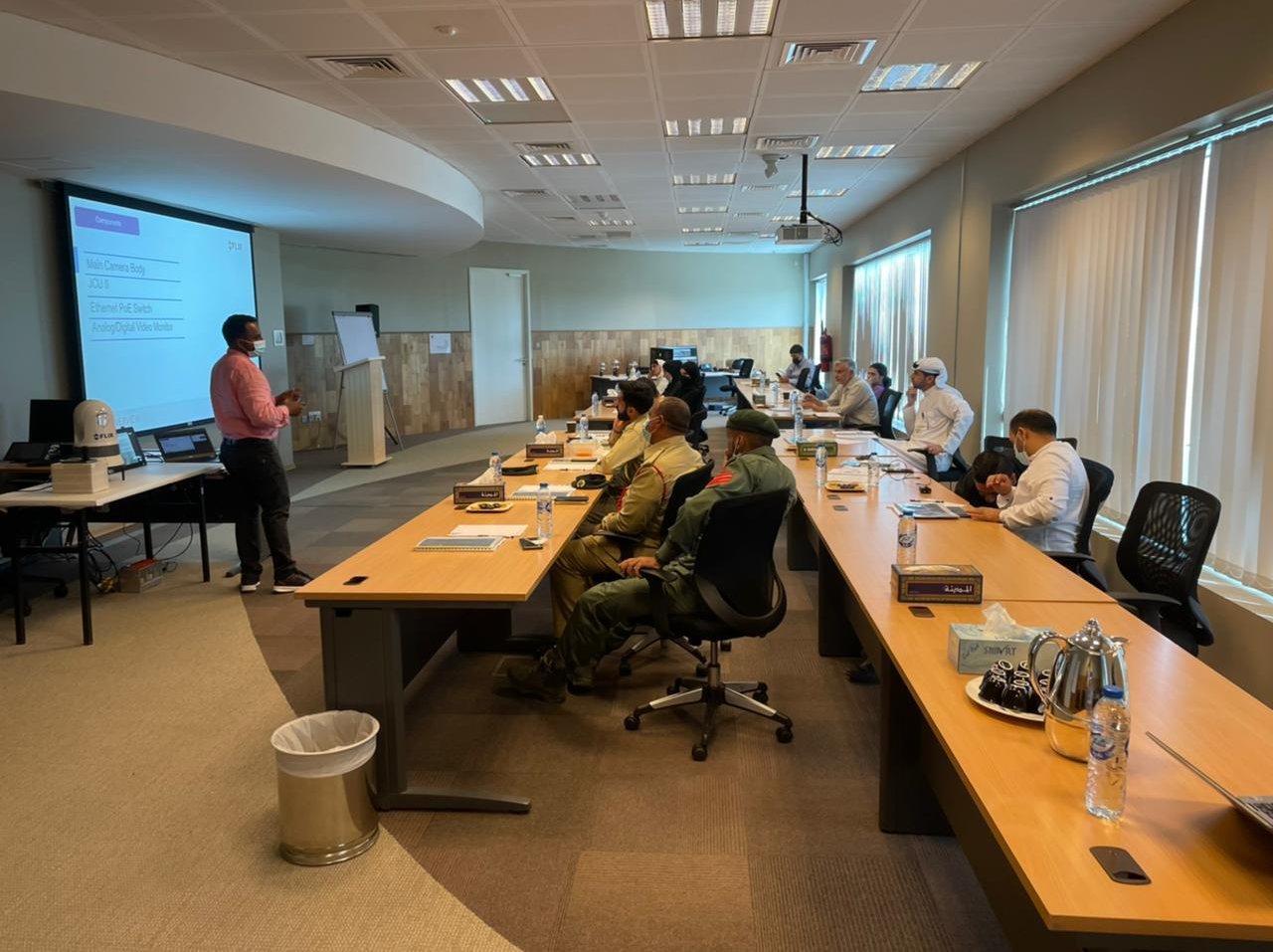 Hytera showcased its public safety solution at the training for Dubai Police 2