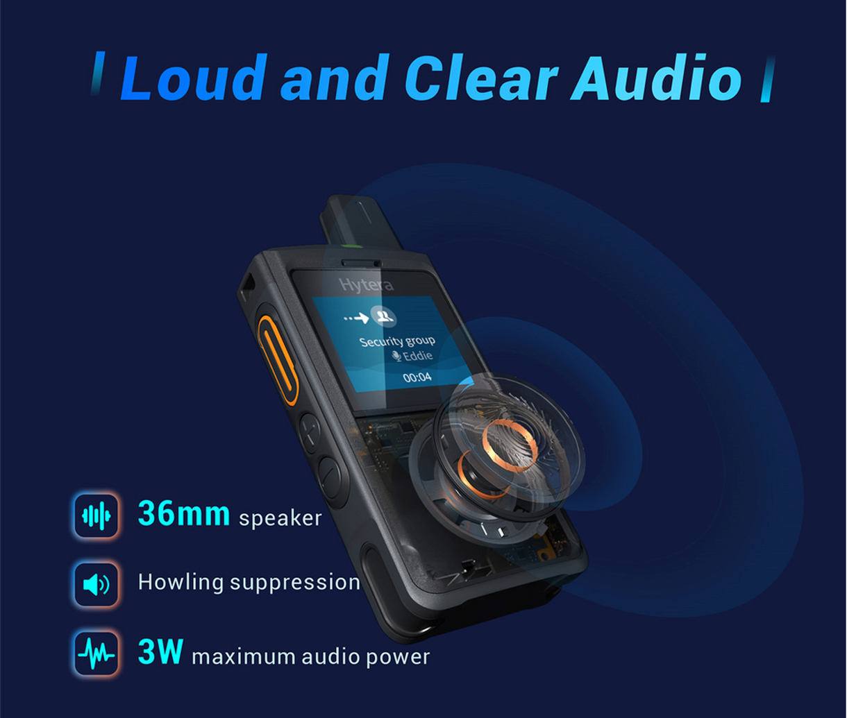 Loud and clear audio PNC360s
