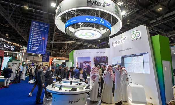 Hytera booth at the World Police Summit