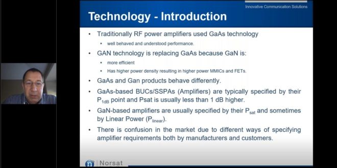 Norsat Webinar A Comparison of Ga N vs Ga AS System Performance