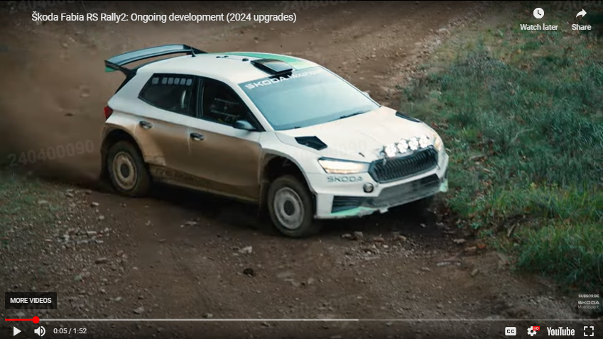 Škoda Fabia RS Rally2: Ongoing development (2024 upgrades)